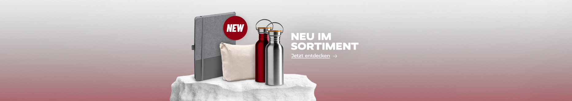 Neue Werbeartikel.